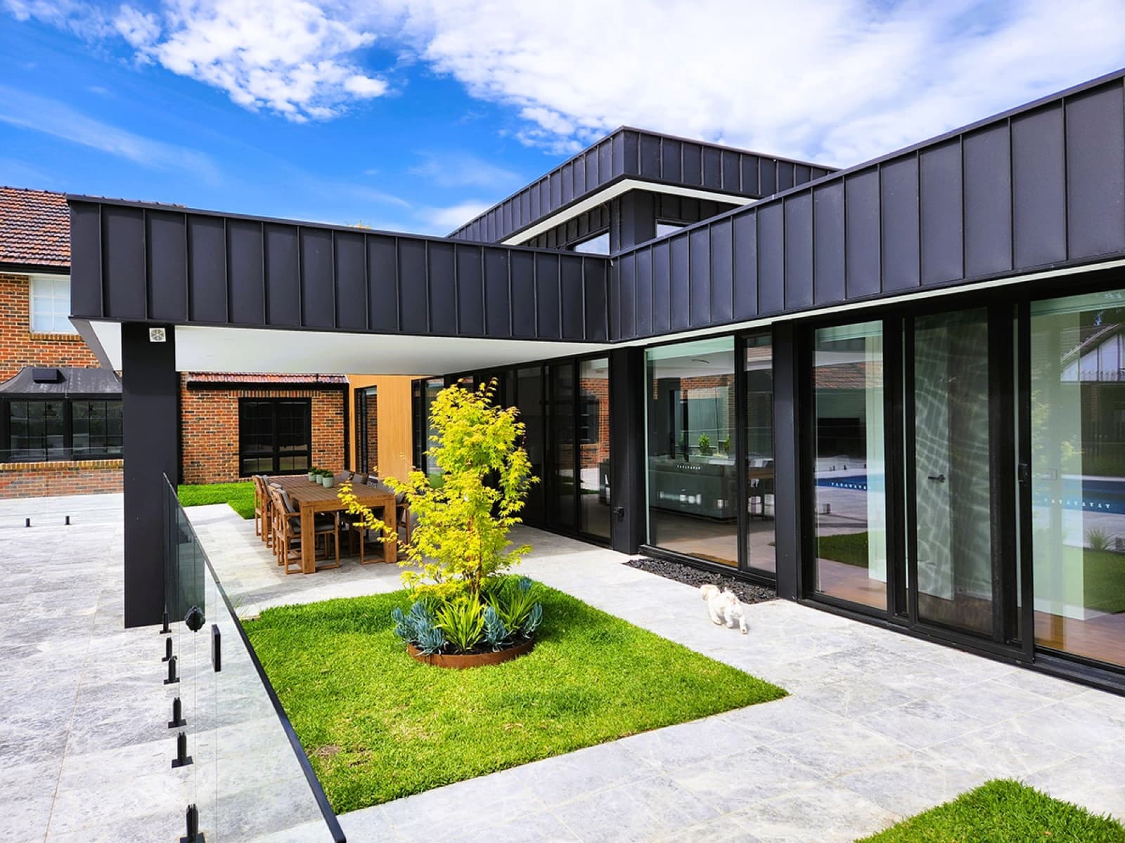 The modern rear extension of the Mullet House, by House Design Solutions.