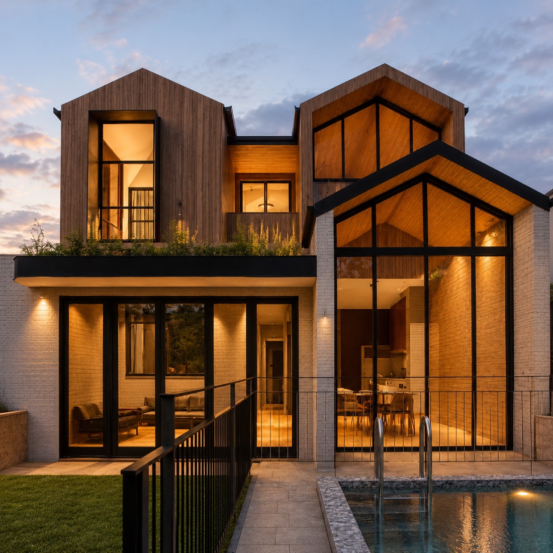 Hurlstone Park, New home and pool