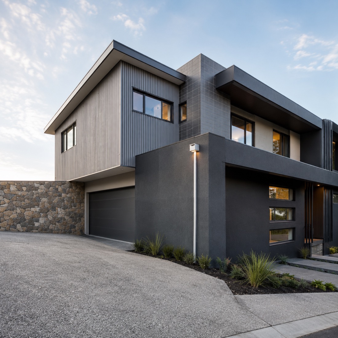 Contemporary home, New home, two-storey